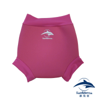 【Konfidence 康飛登】嬰幼兒游泳專用外層加強防漏尿布褲(粉紫)