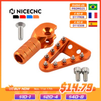 NiceCNC Brake Pedal Plate Shift Lever Tip for KTM EXC EXCF XC XCF XCW SX SXF TPI 6D 125 250 300 350 400 450 500 2016 2017-2022