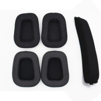Replacement Ear Pads Headband for Logitech G933 G633 G635 G935 G633S G933S Gaming Headset Cushions Earpads Foam Pillow Cover Cup