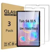 ( 3 Pack ) Tempered Glass For Samsung Galaxy Tab S6 10.5 2019 SM-T860 SM-T865 T860 T865 Tablet Screen Protector Film
