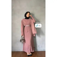 Kaluna Dress Ceruty Premium Ootd Kondangan Seragam Bridesmaid Prewed MAUVE