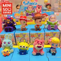 Miniso Disney Cartoon Mysterious Surprise Box Figure Anime Toy Story Blind Box Lotso Alien Buzz Lightyear Candy Model Doll Toys