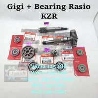 Paket Gigi + Bearing Rasio Set KZR Honda Vario 125 Old Led New Pcx 125 CBU Pcx 150 CBU GIR Gardan