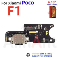 Aiinant Dock USB Charger Bottom Connector Charging Flex Cable For Xiaomi Poco M2 M3 M4 X2 X3 X4 F1 F2 F3 F4 Pro 4G 5G Parts