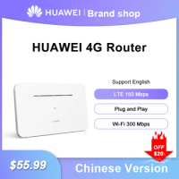 Original Unlock Huawei B311B-853 Router 4G LTE CPE Wireless WiFi Signal Repeater 150Mbps CAT4 Modem Wi-Fi Sim Card Amplifier