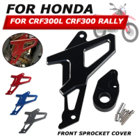 Motorcycle Front Sprocket Guard Chain Protector Cover Cap For HONDA CRF300 Rally CRF300L CRF 300 L 300L 2021 2022 Accessories