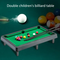 Mini Pool Table Interactive Simulation Miniature Billiard Pool Game Set for Desktop Game Decoration Stress Relief Games