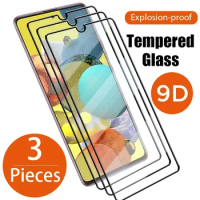 3PCS Protective Glass On Samsung Galaxy A10 A20 A30 A40 A50 A70 A80 A90 Screen Protector Glass For Samsung A34 A21S A31 A51 A71