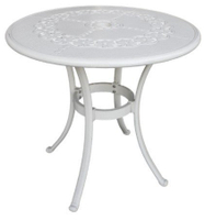 ╭☆雪之屋☆╯ 鑄鋁圓桌(DIY自組)(不含椅)/戶外休閒桌椅T-ZD65