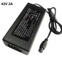 42V 2A Universal Lithium Battery Charger For 36V Hoverboard Self-Balancing Scooter 100-240V AC Power Supply Adapter EU US