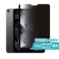 【AIDA】霧面清透防窺超薄磁吸保護貼 -iPad Air 4 10.9吋 /Pro 11吋共用(台灣品牌｜可抗藍光｜防眩光)