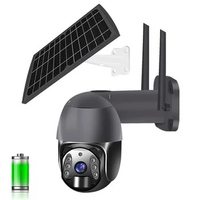 Outdoor Tuya Smart Home Solar Powered Cctv Surveillance Camera Wireless 3MP Dome Cam Security Solar Ptz Cctv Ip Wifi 4g Camera