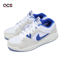Nike 休閒鞋 Jordan Stadium 90 GS 大童 女鞋 白 藍 麂皮 皮革 拼接 緩震 經典 DX4399-104