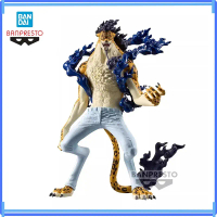 Bandai ต้นฉบับสต็อก Banpresto อะนิเมะ One Piece Koa King of ศิลปิน Rob Lucci เสือดาว Pvc Action Figu