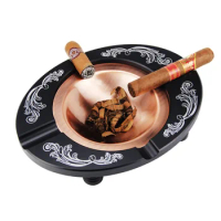 Cigar Ashtray Metal Snow Cigar Ashtray Multi-flue Aluminum Ashtray Smoking Accessories