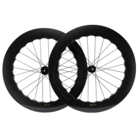 700C 7580 80mm Disc Brake Carbon Wheels 25mm Tubeless Disc Brake Carbon Wheelset