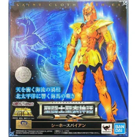 Original BANDAI Saint Cloth Myth EX Sea Horse Byan Bian Gold In Stock Anime Action Collection Figures Model Toys