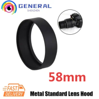 58 58mm Metal Standard Lens Hood Screw-in For Canon EOS Nikon Sony Fuji Pentax 1300D 1200D 800D 760D 750D 700D 650D Accessories