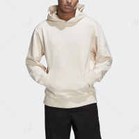 adidas 愛迪達 上衣 男款 女款 長袖上衣 帽T 運動 三葉草 國際碼 C Hoodie FT 米白紫 HK2936