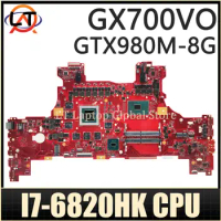 Notebook Mainboard For ASUS ROG GX700 GX700VO GX700V Laptop Motherboard With I7-6820HK CPU GTX980M-8G 100% Test
