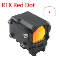 Tactical R1X Red Dot Sight Scope Reflex Sight Holographic Sight With IR Function QD Mounts for 20mm Rail Hunting Scope