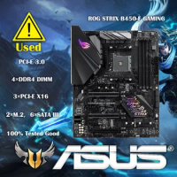 Used ASUS ROG STRIX B450 F GAMING Motherboard Socket AM4 DDR4