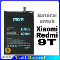 Baterai Wixel BN62 Xiaomi Redmi 9T Double IC Protection Batre Real Capacity Battery