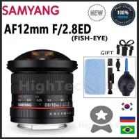 SAMYANG AF12mm F/2.8ED AS NCS Fisheye Lens Full Frame SLR Micro-Single Manual Lens Manual Focus for Canon EF Nikon F