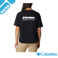 Columbia哥倫比亞 女款-North Cascades 短袖上衣-黑色 UAR35450BK