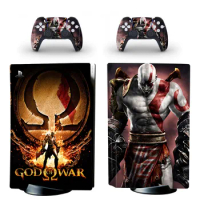 God of War PS5 Standard Disc Skin Sticker Decal Cover for PlayStation 5 Console &amp; Controller PS5 Disk Skins