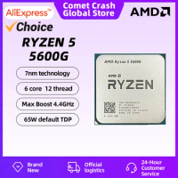 AMD RYZEN 5 5600G Brand New 5600G Processor 3.9GHz 6-Core 12-Thread 65W ZEN 3 Vega 7 Graphics Card Socket AM4 CPU for PC Gamer