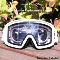 HDTAC Insert Clip-On Prescription Clip &amp; Custom Prescription Lenses for Oakley Line Miner L Snow Goggle