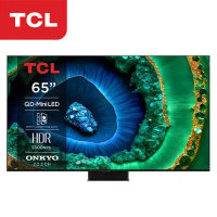 含基本安裝【TCL】85型 4K QD-MiniLED 144HZ Google TV 量子智能連網液晶顯示器 85C855