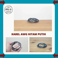 KABEL AWG HITAM PUTIH | KABEL SERABUT 1 METER