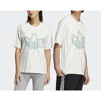 Adidas Adicolor SS Tee [HS2008] 男女 短袖上衣 T恤 國際版 經典 棉質 情侶 米白