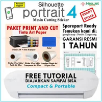 Paket Mesin Cutting Sticker Mini Print Cut Printer A4 Stiker Vinyl PORTRAIT 4 ARTPAPER