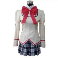 2019 Puella Magi Madoka Magica Kaname Madoka Akemi Homura School Uniform Dress Anime Cosplay Costumes