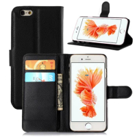 New Arrival Luxury PU Leather Flip Case For Apple iPhone 6 6S 4.7 Inch Cover For iPhone 6S With Wallet &amp; Stand Function