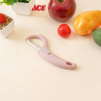 Ace Ataru Alat Pengupas Rotary - Pink Peeler Alat Kupas Buah Sayur Pisau Pengupas Perlengkapan Dapur