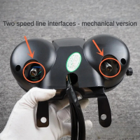 Đồng hồ tốc độ xe máy Cafe Racer đồng hồ đo tốc độ đồng hồ đo nhiên liệu dụng cụ LED 12V cho Suzuki 