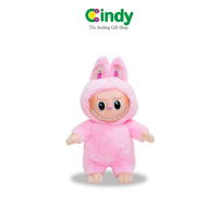 Cindy Boneka Labubu Muka Karet Premium 36cm - Boneka Labu Labu Muka Karet Silikon Halus Lembut