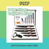 Goto Living Goto Onix Kitchen Knife Pisau Dapur Tajam Set Stainless Anti Karat 6 Pcs