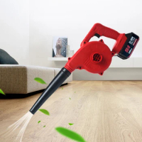Portable Cordless Blower Handheld Leaf Blower with Battery &amp; Charger 21000r/min