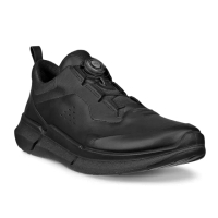 【ecco】BIOM 2.2 M 健步旋鈕鞋帶休閒運動鞋 男鞋(黑色 83086401001)