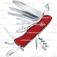 Swiss Army Knife 111mm Work Hero 0.8564 Outdoor Tools Multi-Function Folding Knife