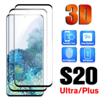 3D Full Curved S20plus Tempered Glass on For Samsung Galaxy S20 Ultra Screen Protector Film S 20 Plus S20ultra vidrio templado