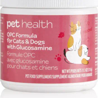 OPC Formula with Glucosamine for Dogs &amp; Cats, Beef Flavor, Maintain Healthy Cholesterol Levels, Joint Flexibility (90 Servings)
