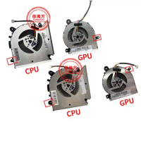 New Laptop cpu cooling fan For MSI GF76 GL76 GL66 GF66 MS-1583 1581 N477 N459 N460 Cooling Fan