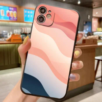 Watercolor Silicone Cover For Samsung Galaxy S10 S21 S20 S22 S23 FE S9 S8 Plus Ultra S10E Lite S7 Edge 5G Shockproof Soft Case