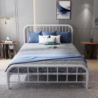 Foldable Bed Single Metal Bed Frame Single Iron Bed Doub Delivery To SG le Bed Simple Modern Iron Frame Single Children's Bed 单人床